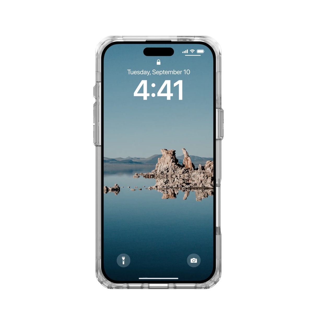 UAG รุ่น Plyo Magsafe – เคส iPhone 16 Plus – สี Ice/White