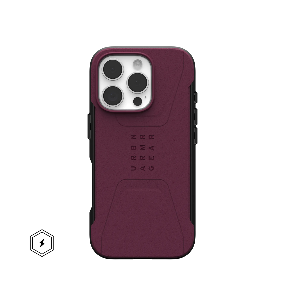 เคส UAG รุ่น Civilian Magsafe - iPhone 16 Pro - สี Bordeaux
