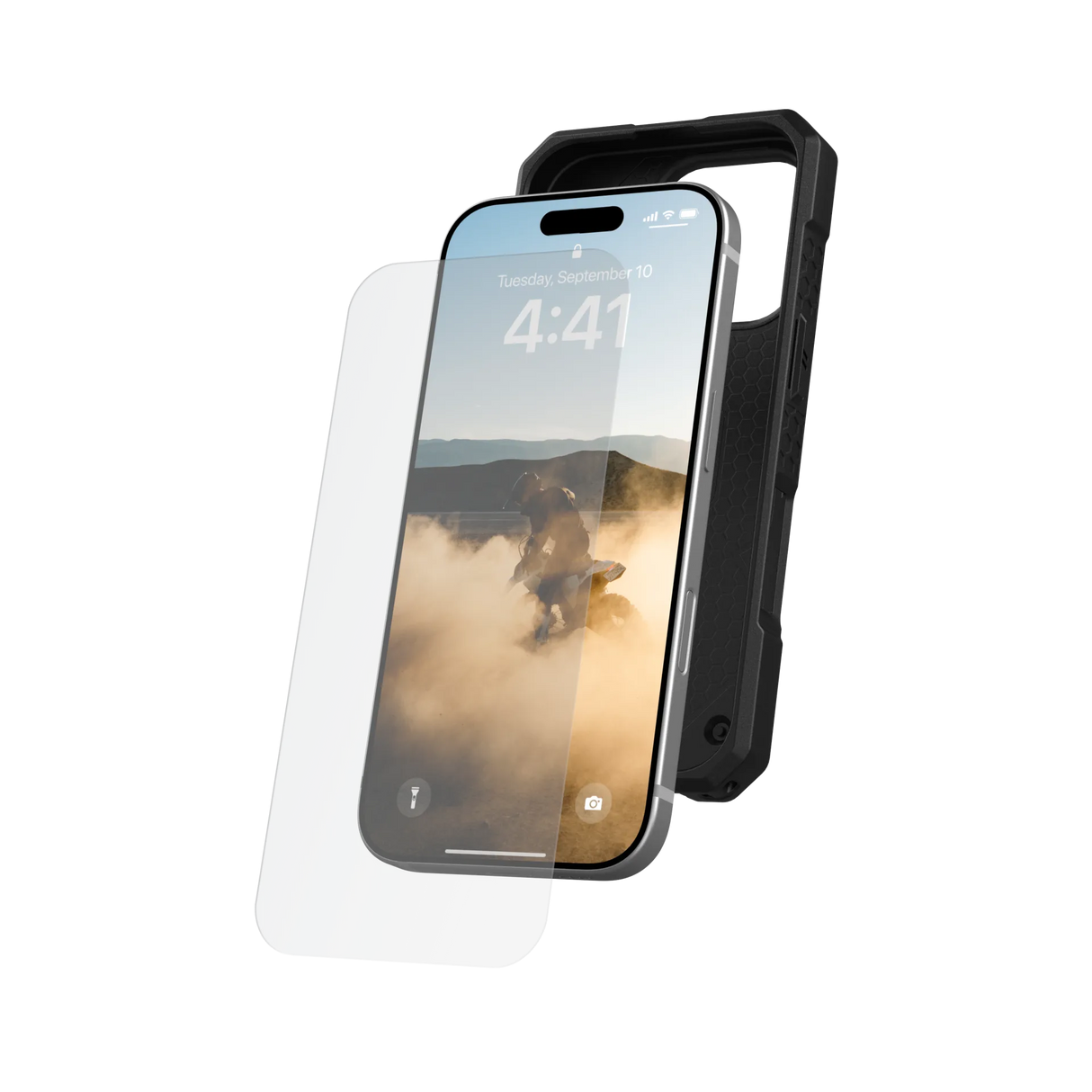 ฟิล์มกระจก UAG รุ่น Glass Shield Ultra - iPhone 16 Pro - สี Clear