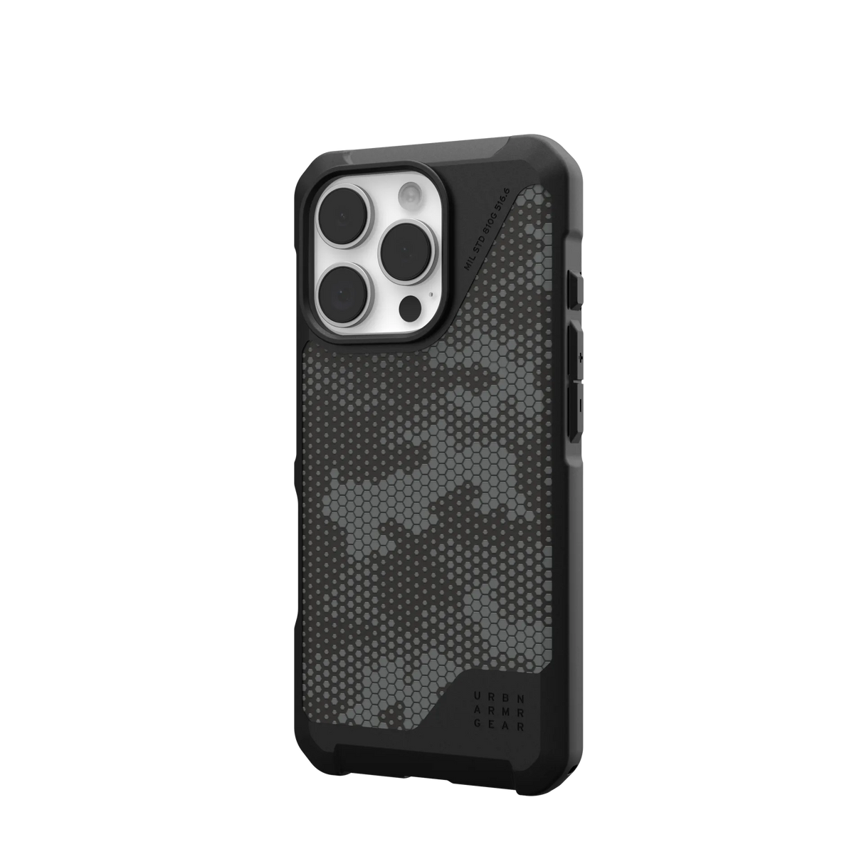 เคส UAG รุ่น Metropolis LT Magsafe - iPhone 16 Pro - สี Micro Hex Camo Graphite