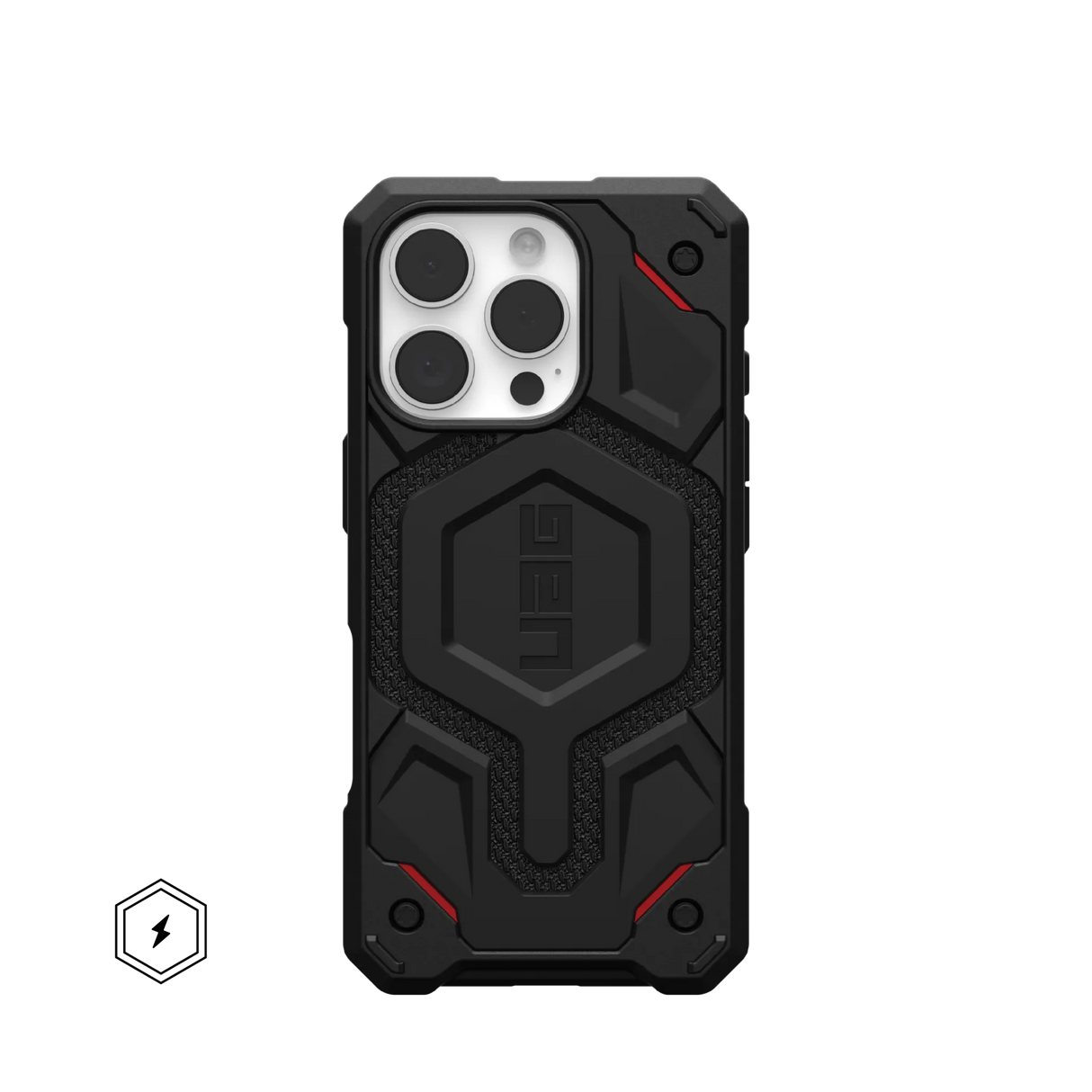 UAG รุ่น Monarch Pro - เคส iPhone 16 Pro - สี Kevlar Black