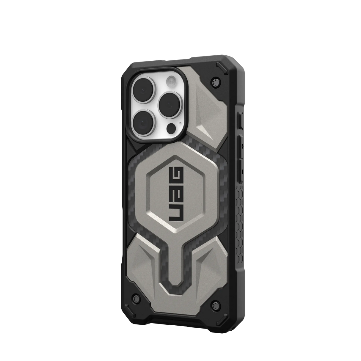 UAG รุ่น Monarch Pro – เคส iPhone 16 Pro – สี Titanium