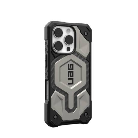 UAG รุ่น Monarch Pro – เคส iPhone 16 Pro – สี Titanium