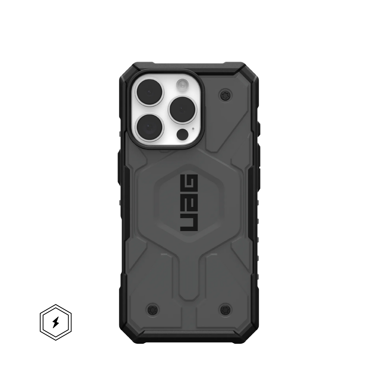 UAG รุ่น Pathfinder Magsafe – เคส iPhone 16 Pro – สี Silver