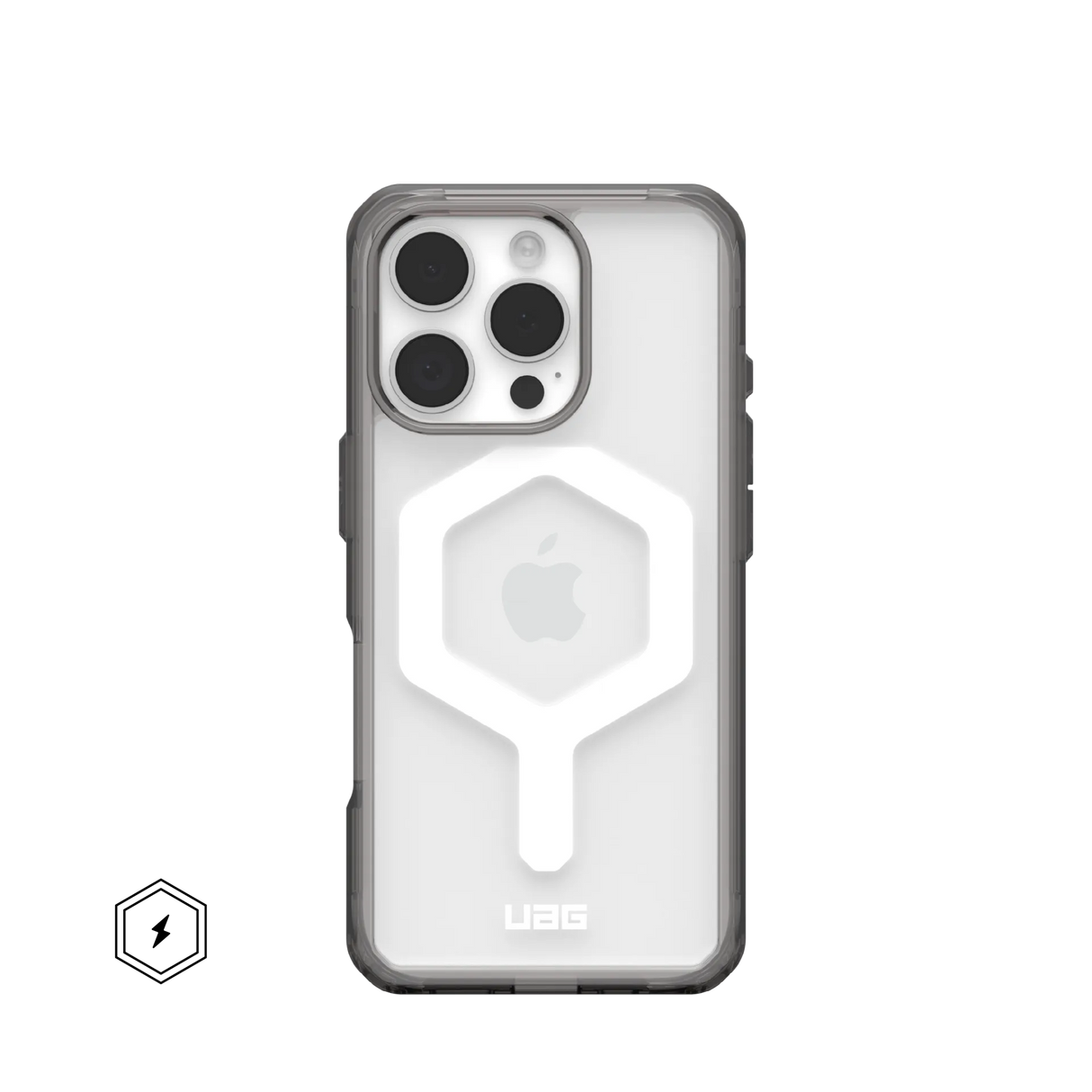 UAG รุ่น Plyo Magsafe – เคส iPhone 16 Pro – สี Ash/White