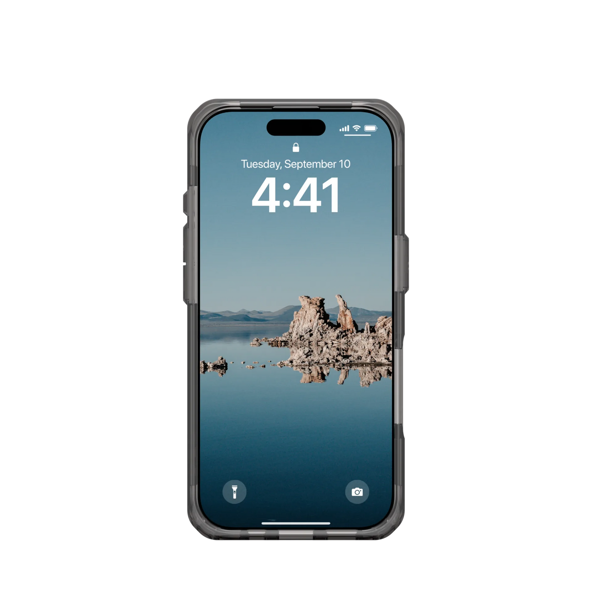 UAG รุ่น Plyo Magsafe – เคส iPhone 16 Pro – สี Ash/White