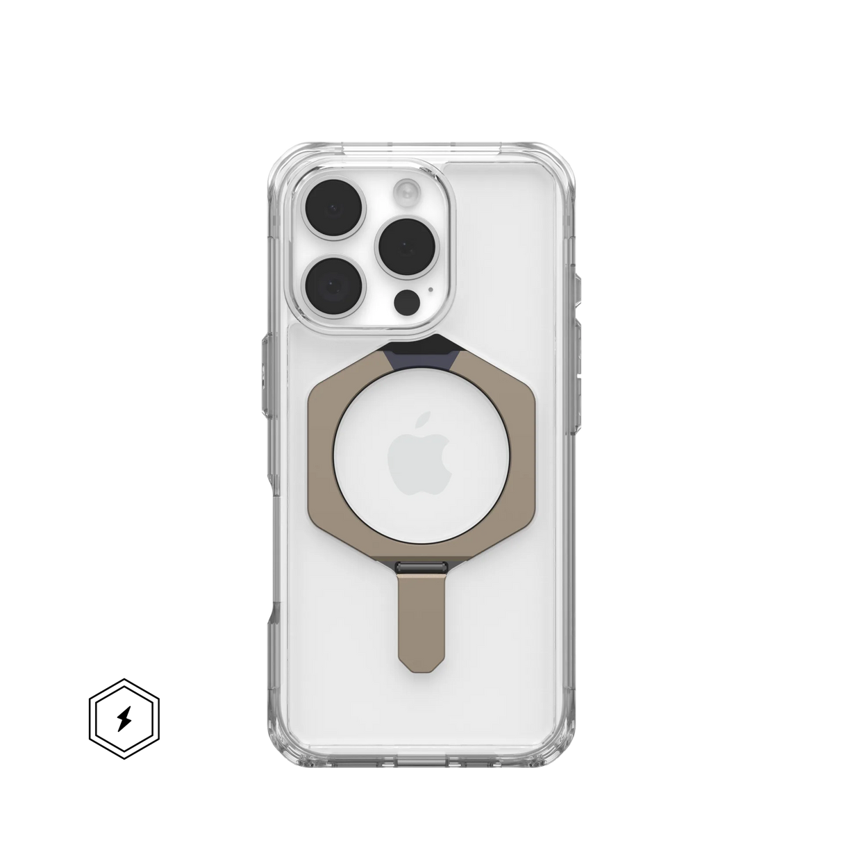 UAG รุ่น Plyo XTE Magsafe – เคส iPhone 16 Pro – สี Clear/Titanium