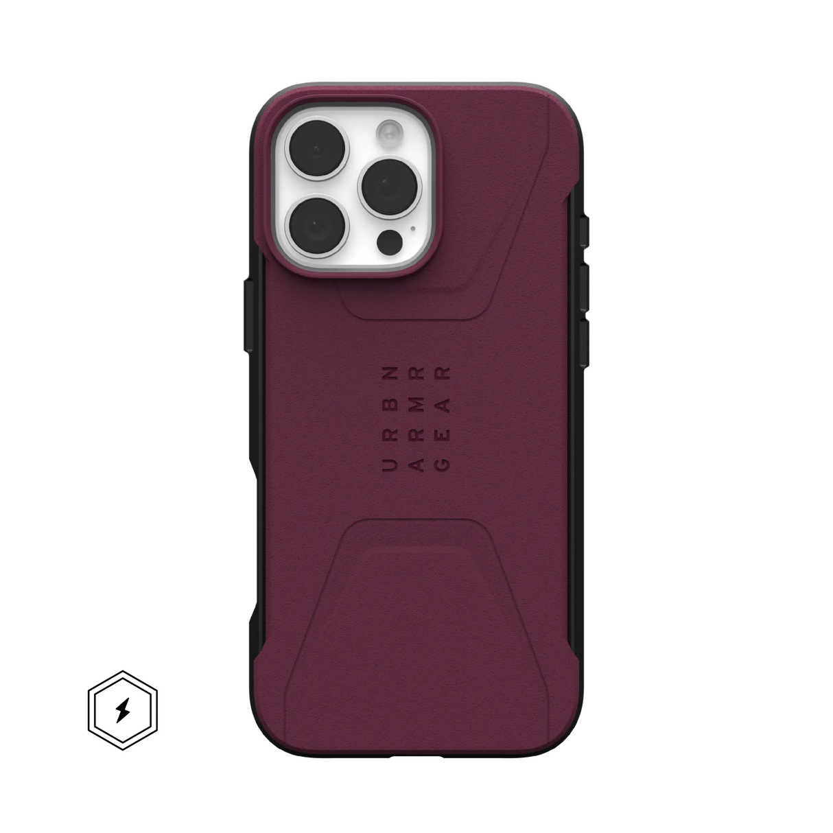 เคส UAG รุ่น Civilian Magsafe - iPhone 16 Pro Max - สี Bordeaux