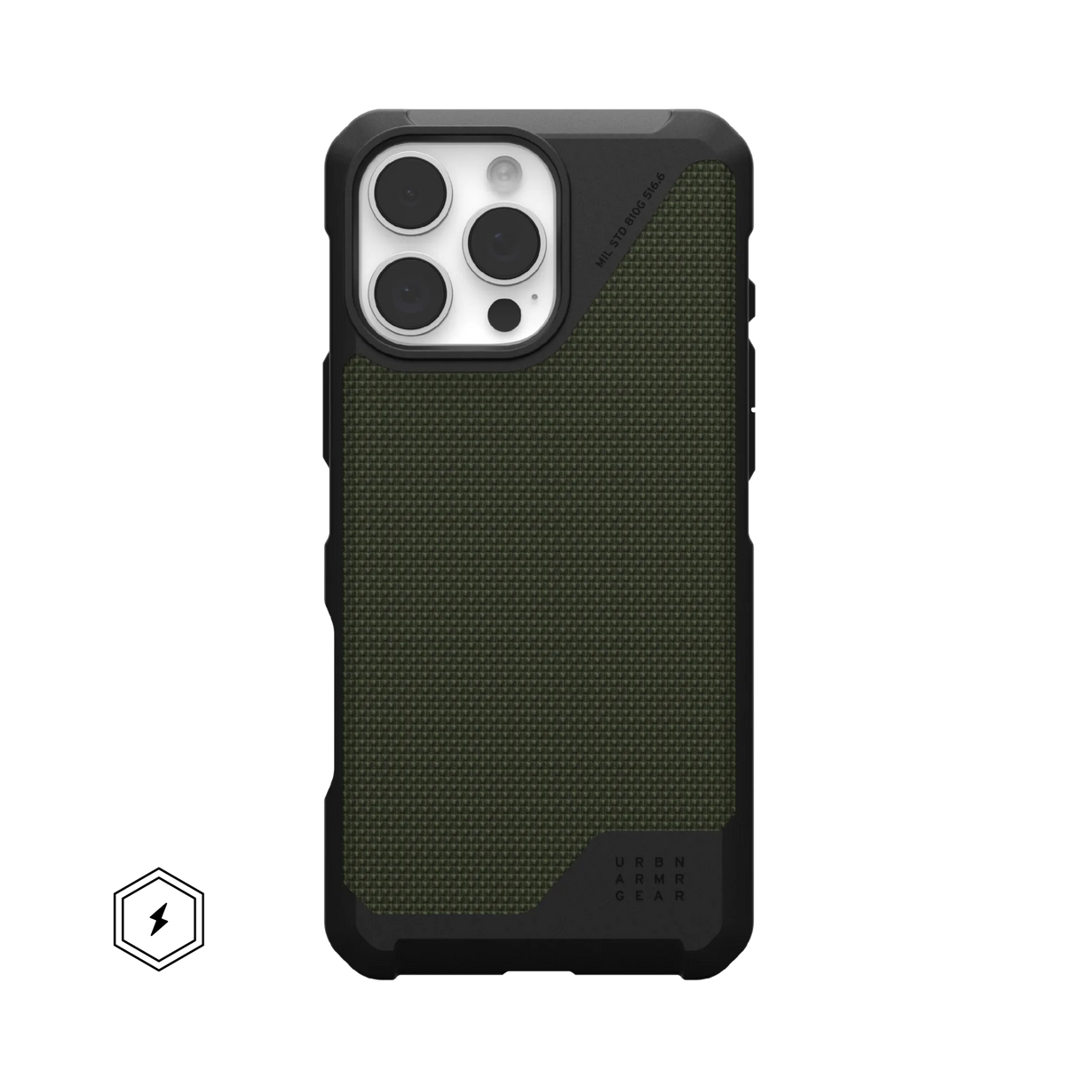 เคส UAG รุ่น Metropolis LT Magsafe - iPhone 16 Pro Max - สี Kevlar Olive