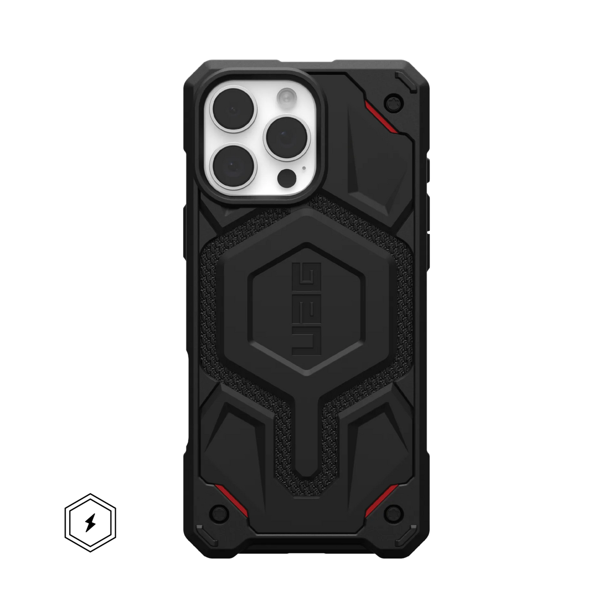 UAG รุ่น Monarch Pro - เคส iPhone 16 Pro Max - สี Kevlar Black