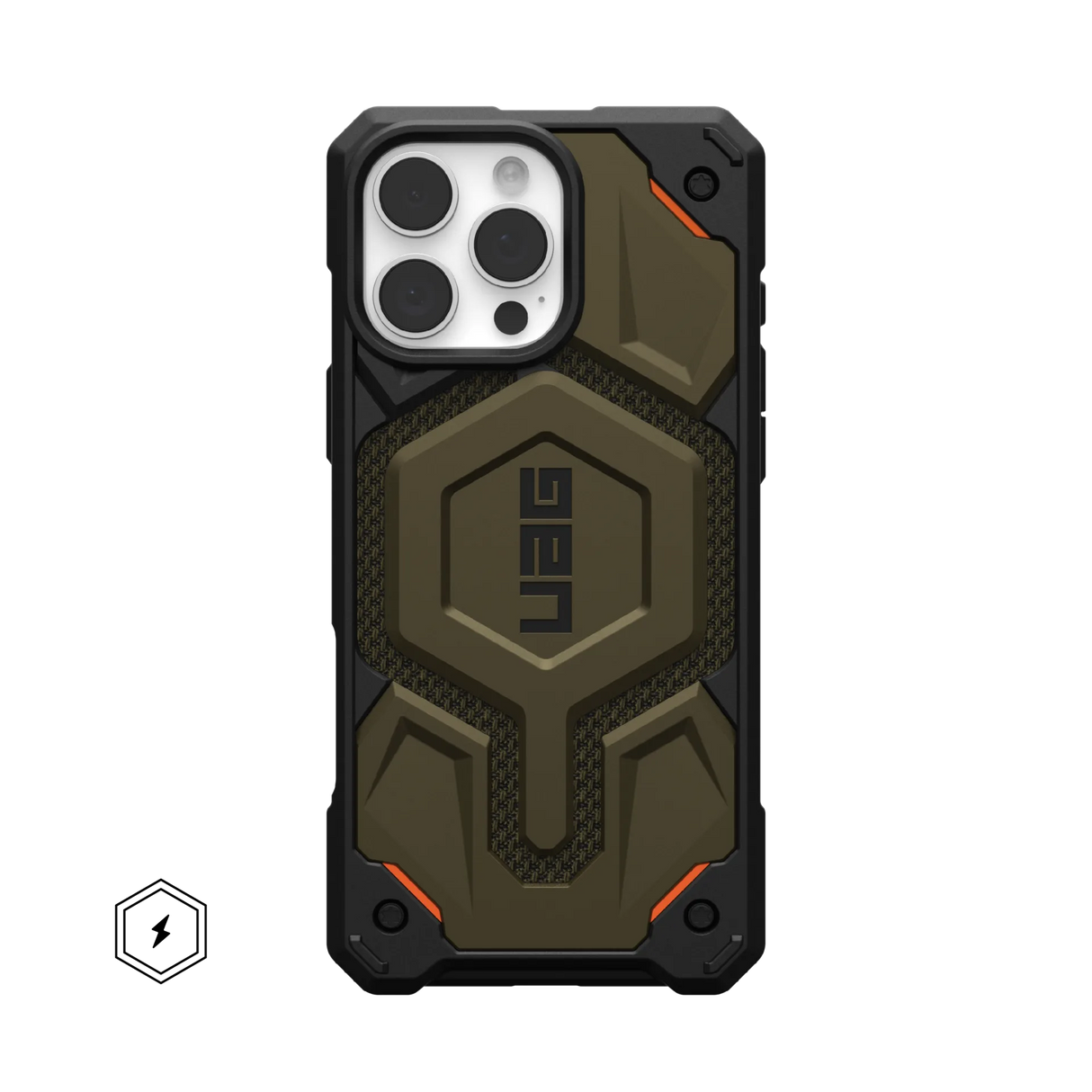 UAG รุ่น Monarch Pro - เคส iPhone 16 Pro Max - สี Kevlar Element Green