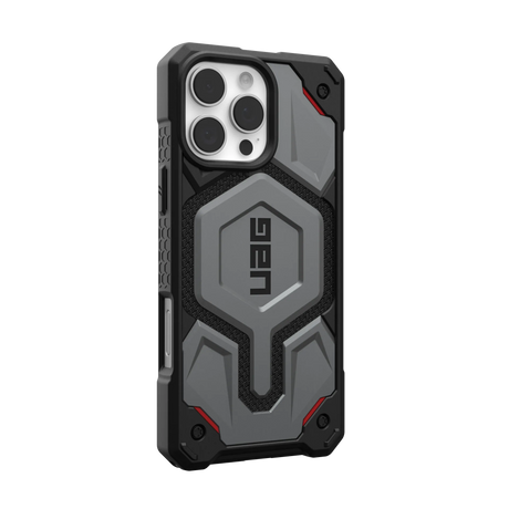 UAG รุ่น Monarch Pro – เคส iPhone 16 Pro Max – สี Kevlar Silver