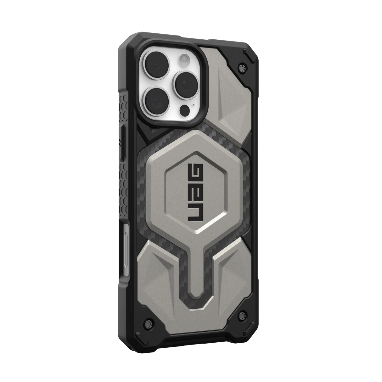 UAG รุ่น Monarch Pro – เคส iPhone 16 Pro Max – สี Titanium