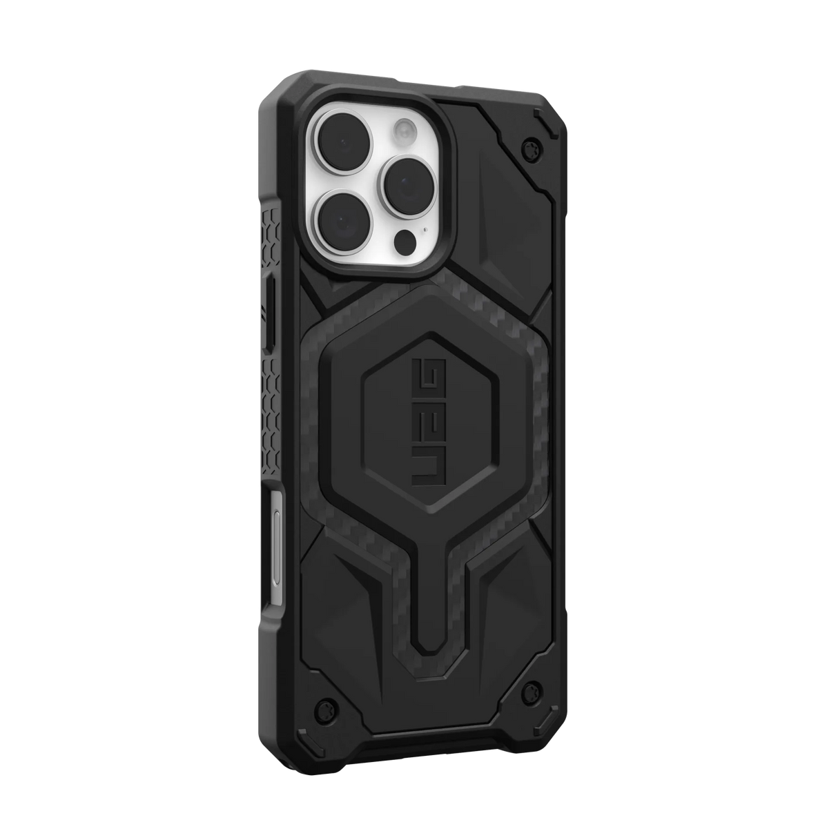 UAG รุ่น Monarch Pro – เคส iPhone 16 Pro Max – สี Carbon Fiber