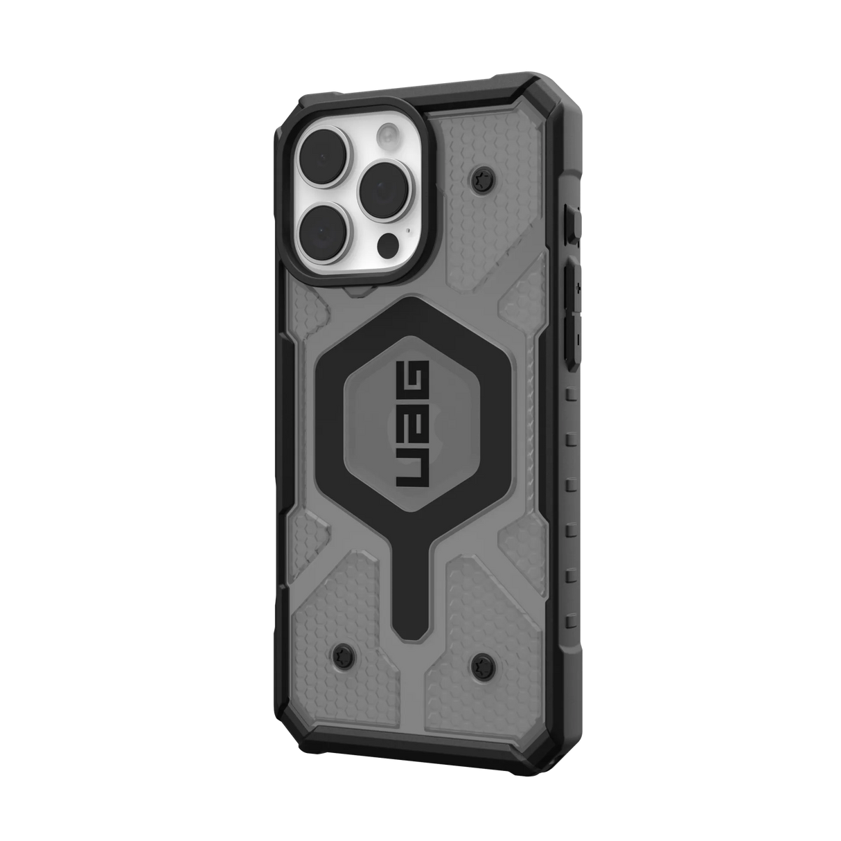 UAG รุ่น Pathfinder Clear Magsafe – เคส iPhone 16 Pro Max – สี Ash