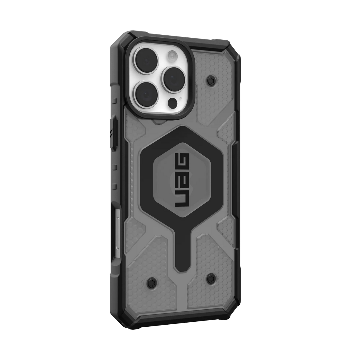 UAG รุ่น Pathfinder Clear Magsafe – เคส iPhone 16 Pro Max – สี Ash