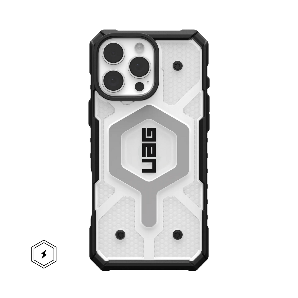 UAG รุ่น Pathfinder Clear Magsafe – เคส iPhone 16 Pro Max – สี Ice