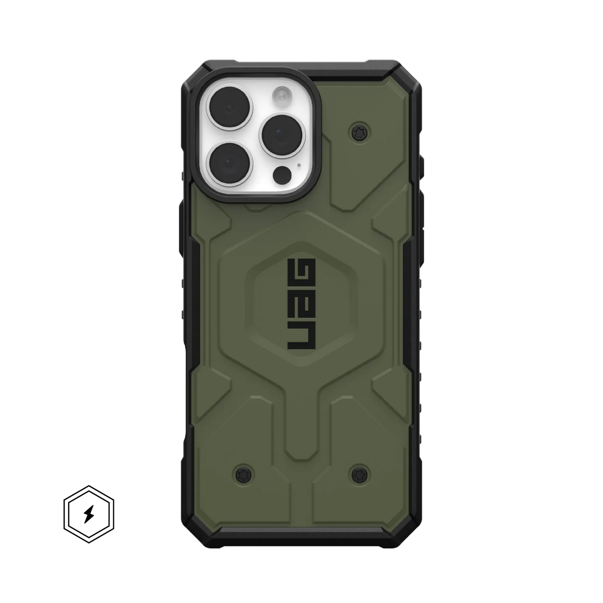 UAG รุ่น Pathfinder Magsafe – เคส iPhone 16 Pro Max – สี Olive Drab