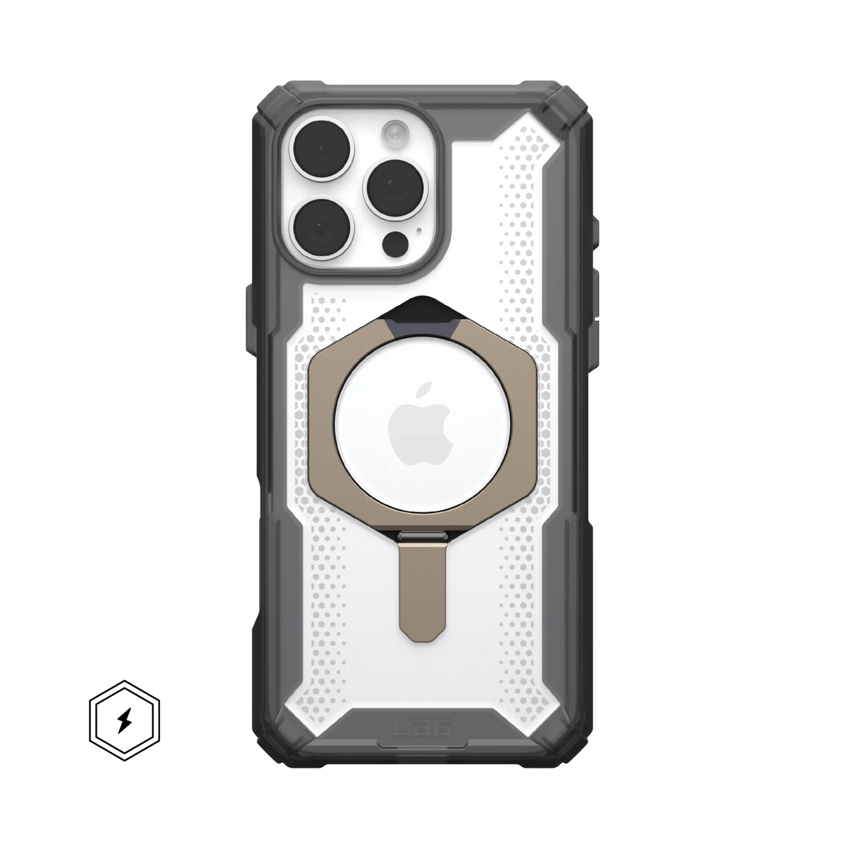 UAG รุ่น Plasma XTE Magsafe - เคส iPhone 16 Pro Max - สี Ash/Titanium