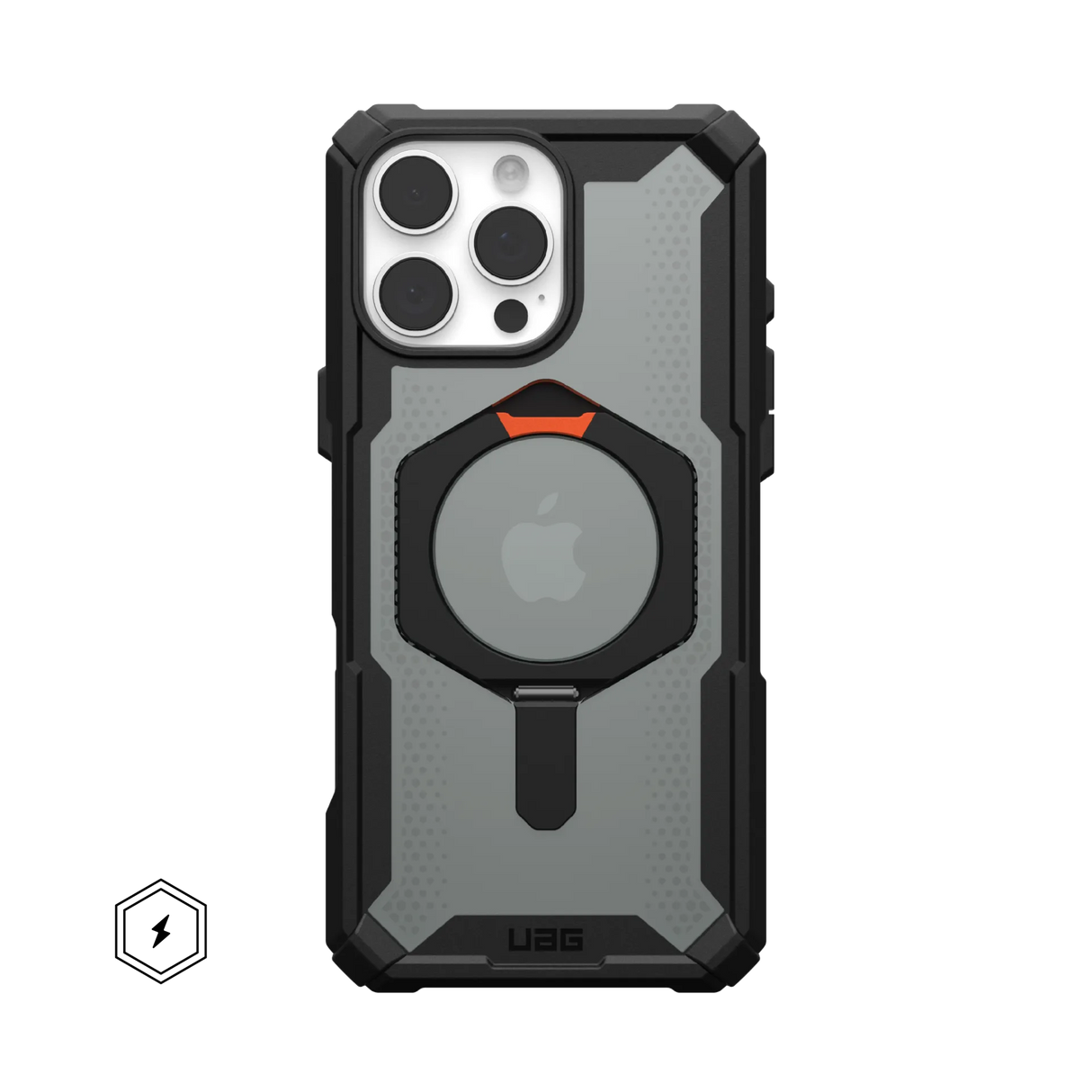 UAG รุ่น Plasma XTE Magsafe – เคส iPhone 16 Pro Max – สี Black/Orange