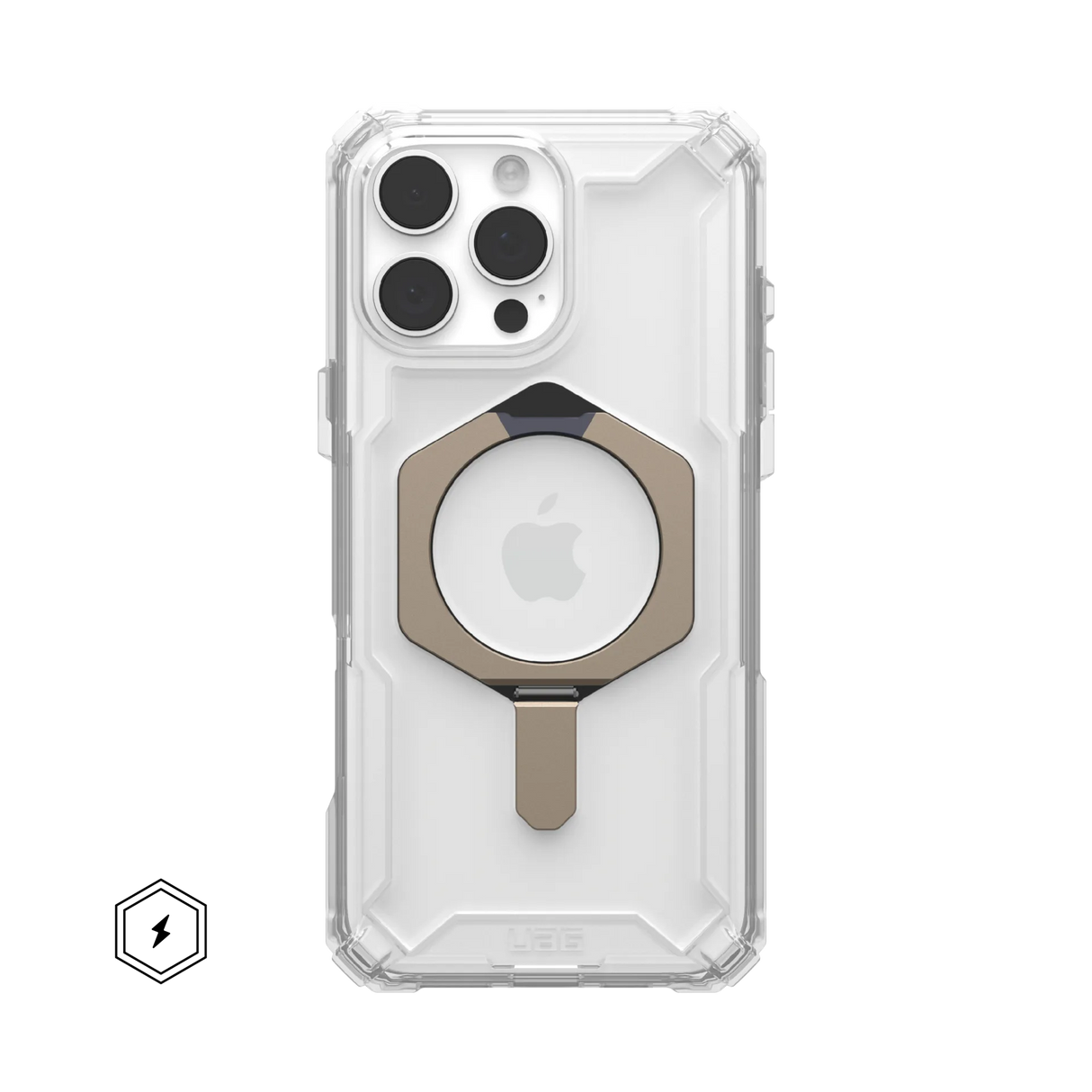 UAG รุ่น Plasma XTE Magsafe – เคส iPhone 16 Pro Max – สี Clear/Titanium