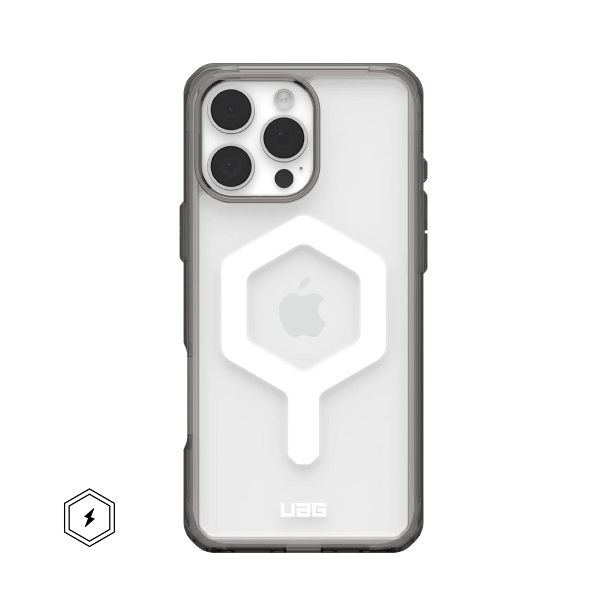UAG รุ่น Plyo Magsafe – เคส iPhone 16 Pro Max – สี Ash/White