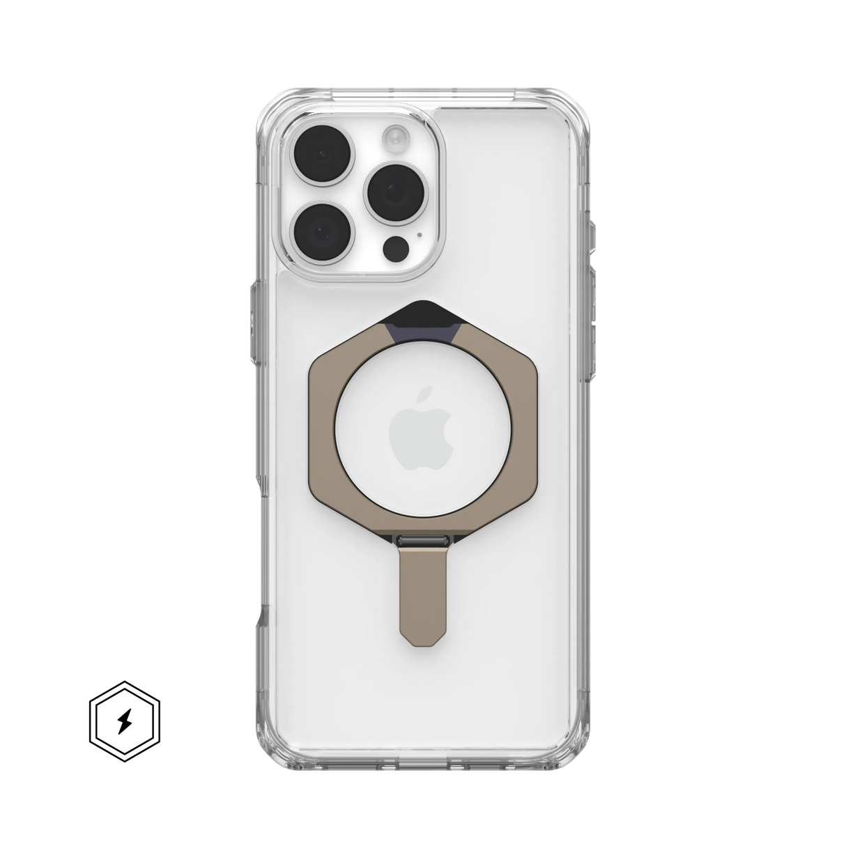 UAG รุ่น Plyo XTE Magsafe – เคส iPhone 16 Pro Max – สี Clear/Titanium