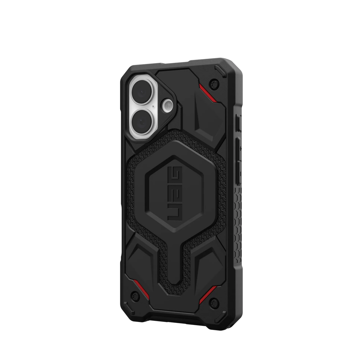 UAG รุ่น Monarch Pro - เคส iPhone 16 - สี Kevlar Black