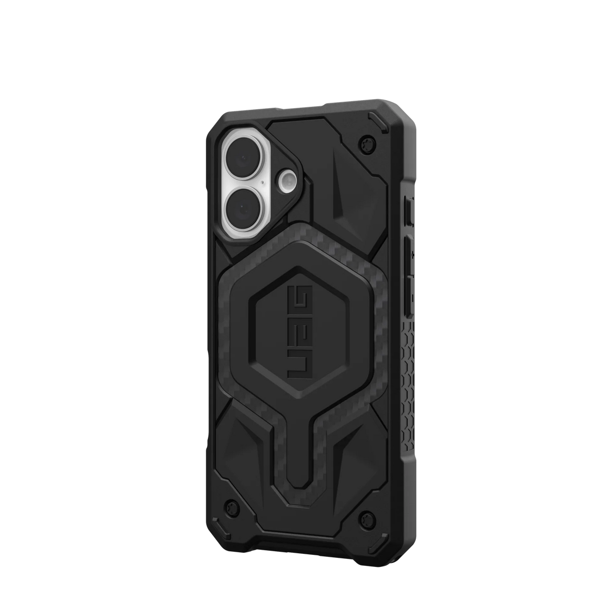 UAG รุ่น Monarch Pro - เคส iPhone 16 - สี Carbon Fiber