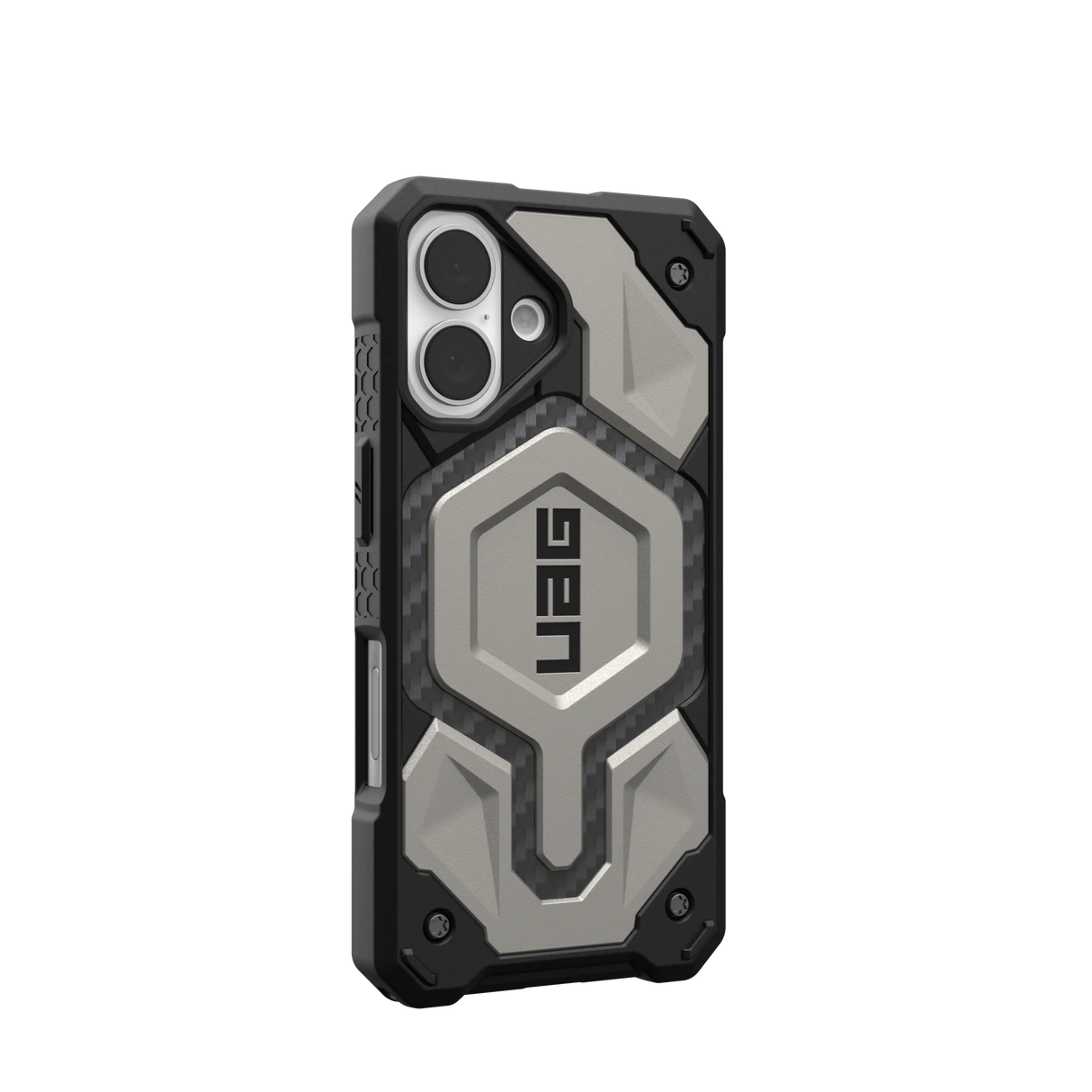UAG รุ่น Monarch Pro - เคส iPhone 16 - สี Titanium