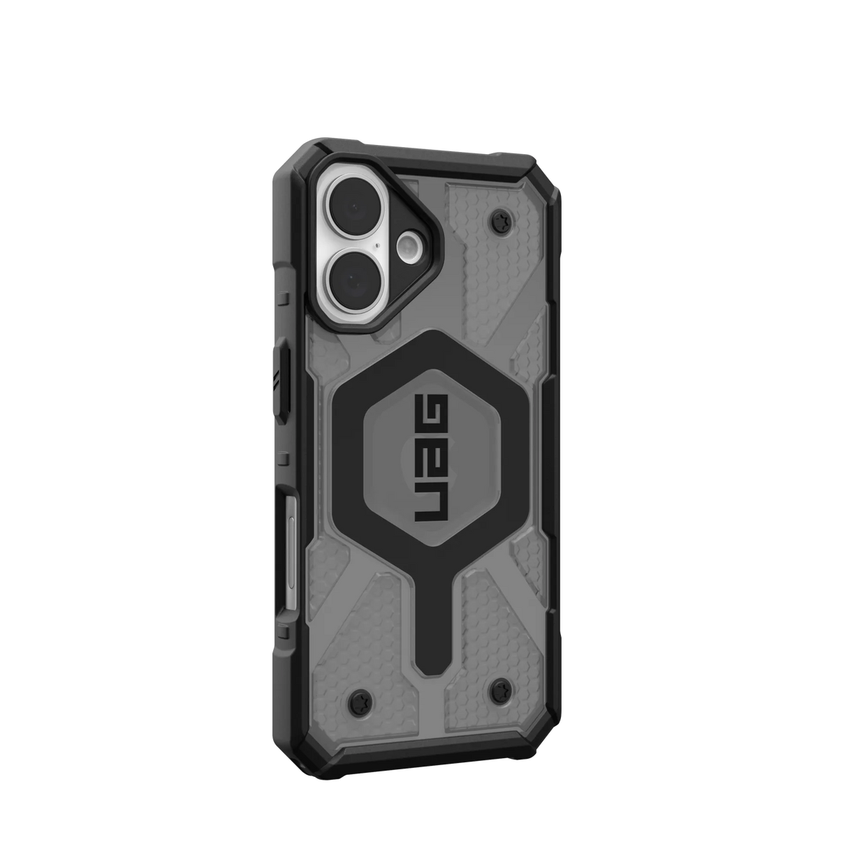 UAG รุ่น Pathfinder Clear Magsafe - เคส iPhone 16 - สี Ash