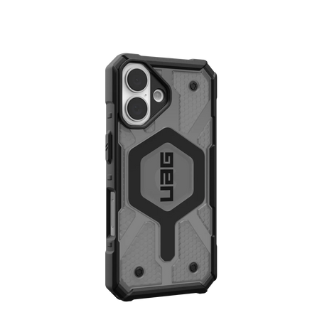 UAG รุ่น Pathfinder Clear Magsafe - เคส iPhone 16 - สี Ash