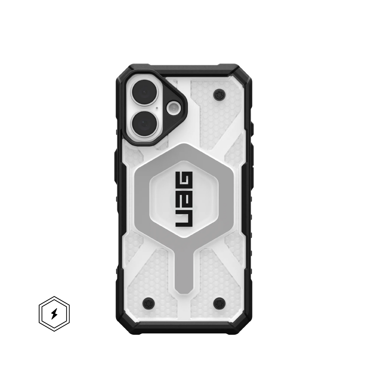 UAG รุ่น Pathfinder Clear Magsafe – เคส iPhone 16 – สี Ice