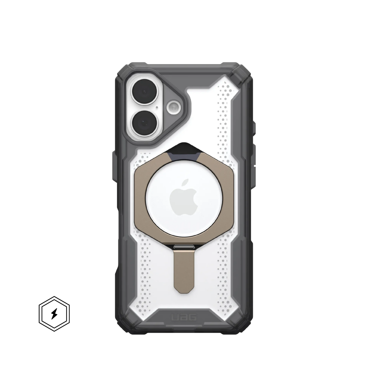 UAG รุ่น Plasma XTE Magsafe – เคส iPhone 16 – สี Ash/Titanium