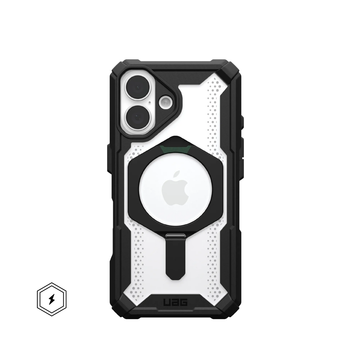 UAG รุ่น Plasma XTE Magsafe – เคส iPhone 16 – สี Black/Clear