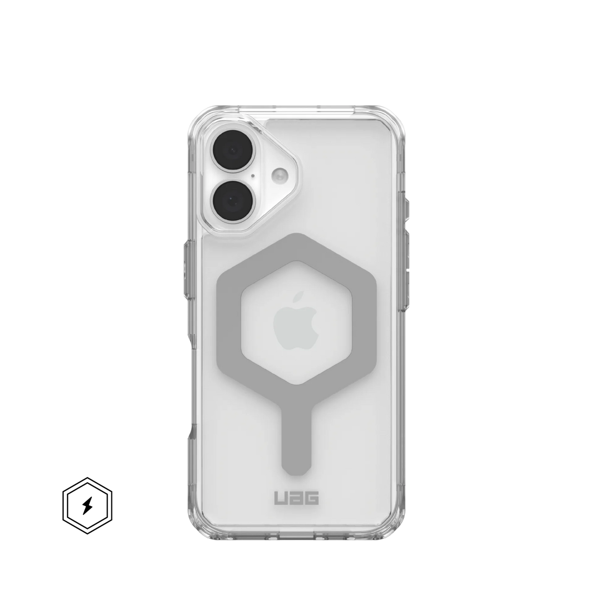 UAG รุ่น Plyo Magsafe - เคส iPhone 16 - สี Ice/Silver