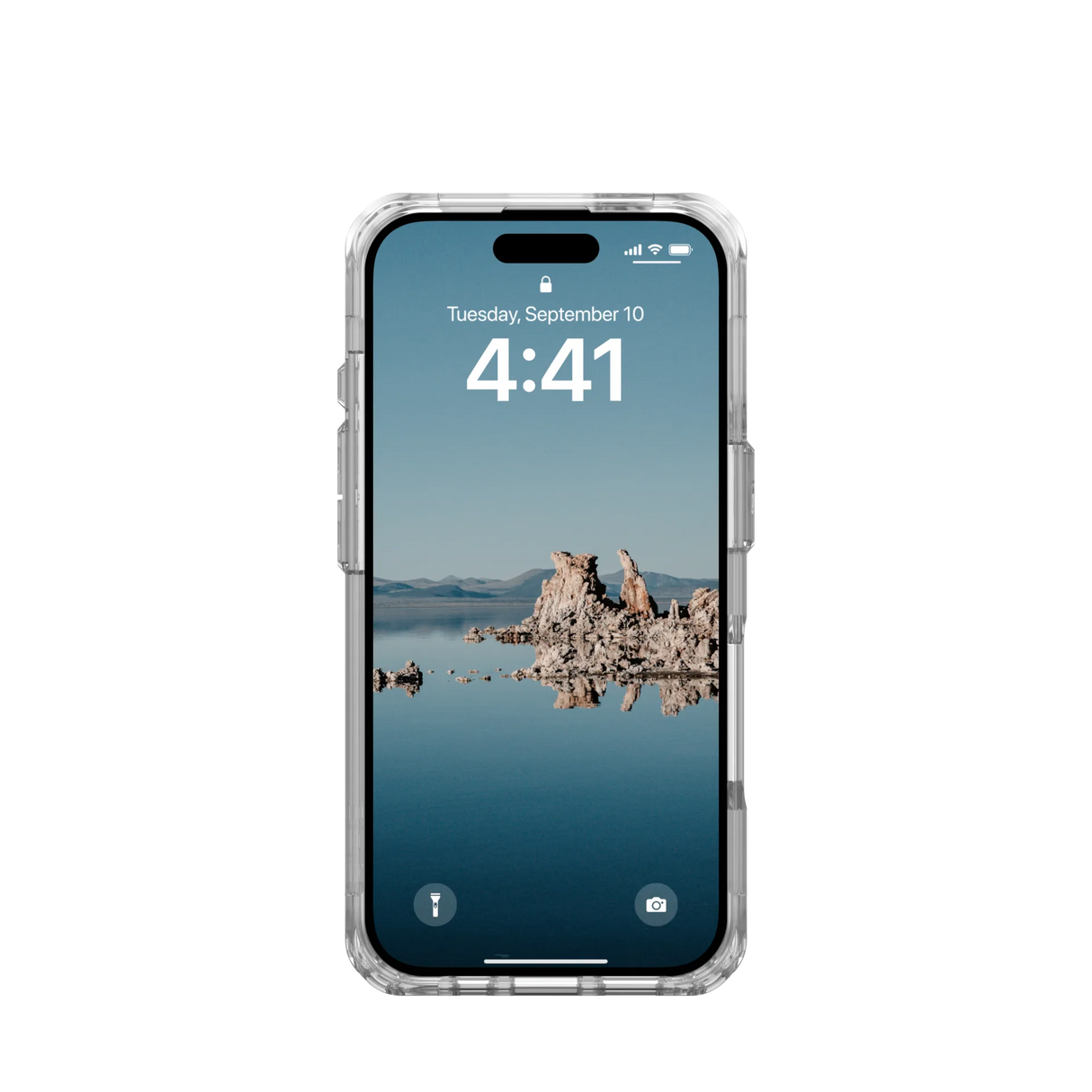 UAG รุ่น Plyo Magsafe - เคส iPhone 16 - สี Ice/Silver