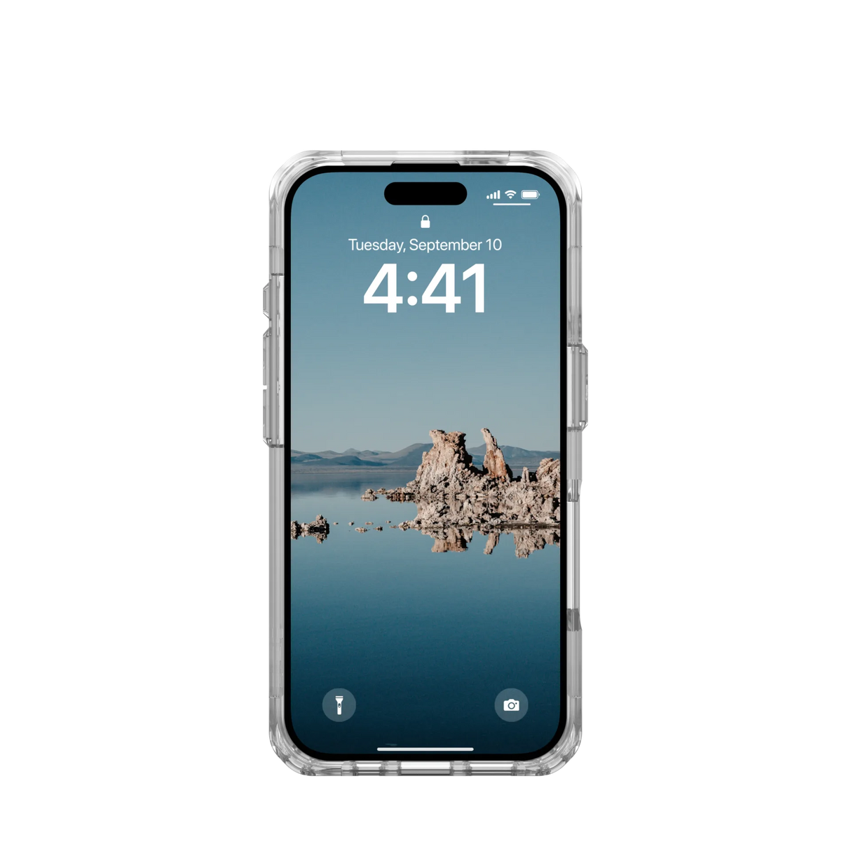 UAG รุ่น Plyo Magsafe – เคส iPhone 16 – สี Ice/White