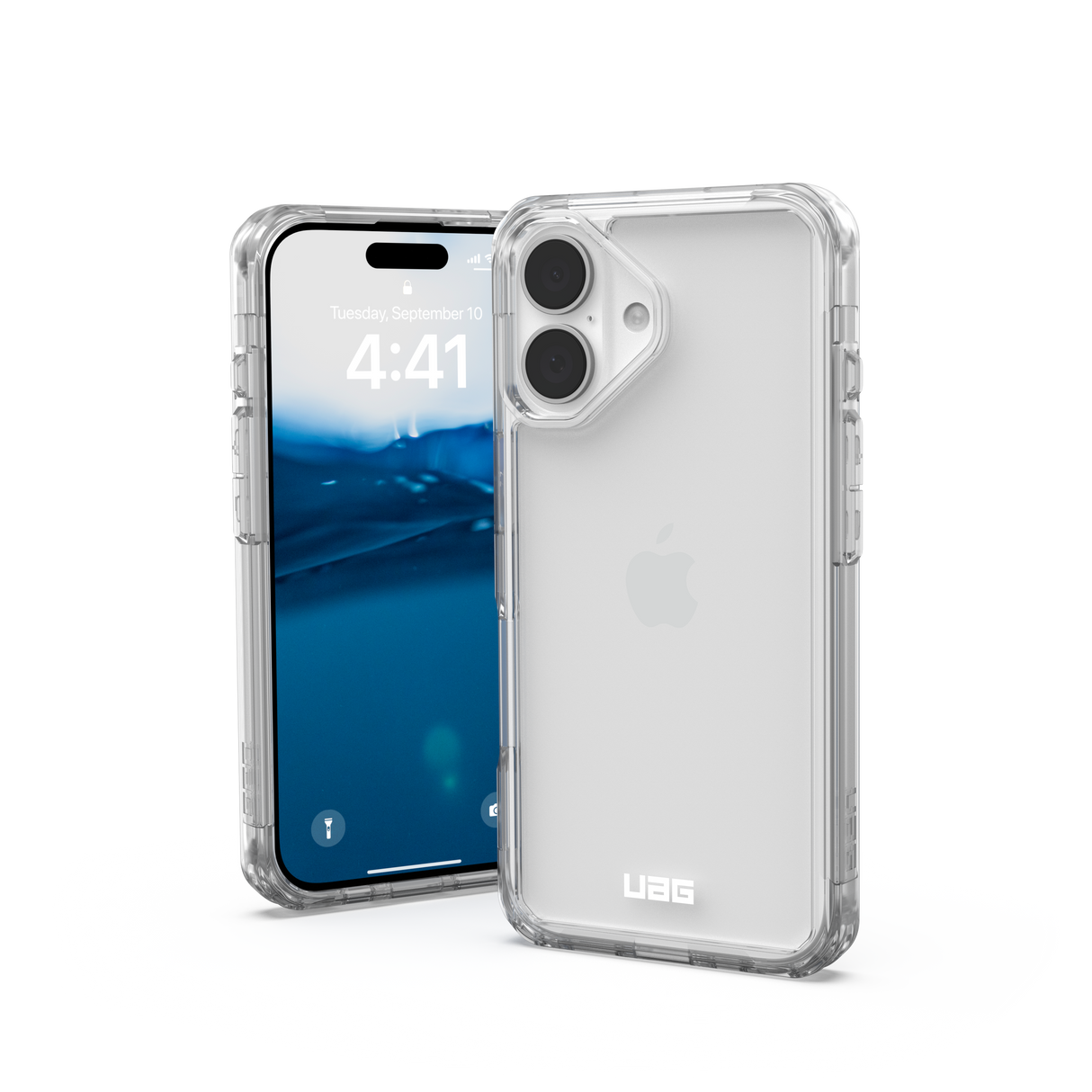 UAG รุ่น Plyo – เคส iPhone 16 – สี Ice