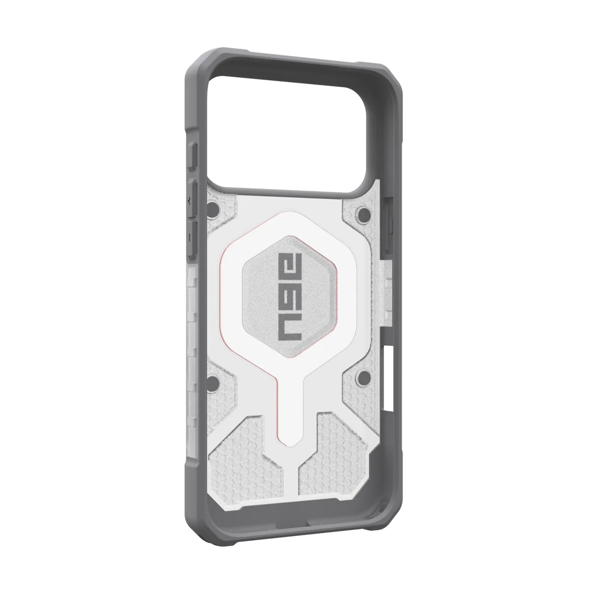 UAG รุ่น Pathfinder Clear (Magsafe) - เคส iPhone 17 Pro Max - สี Active Lava/Lanyard