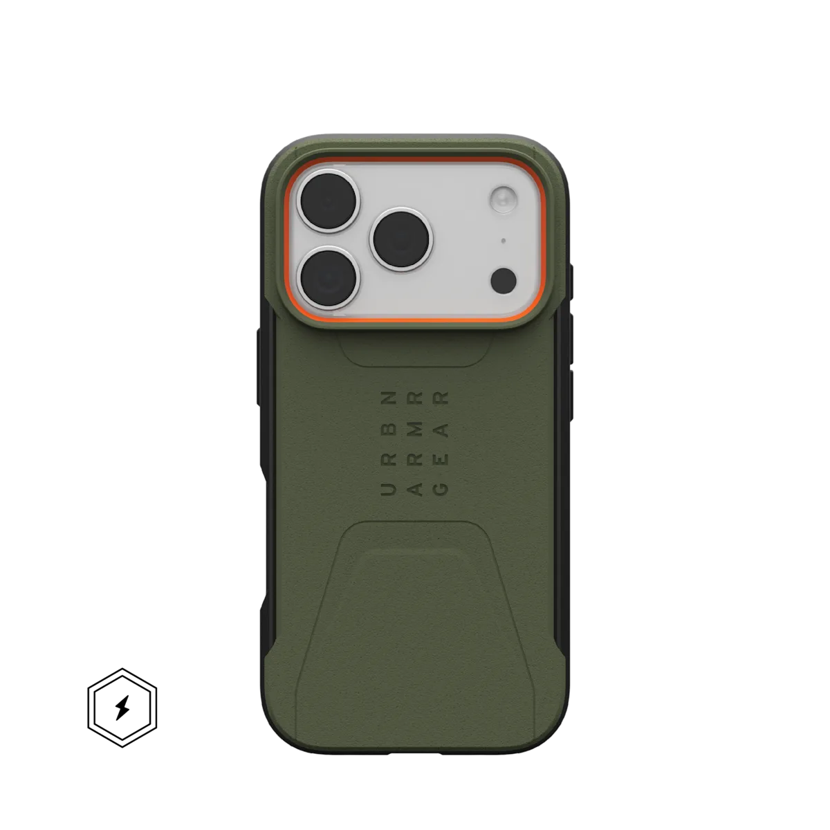 UAG รุ่น Civilian (Magsafe) - เคส iPhone 17 Pro - สี Olive/Orange