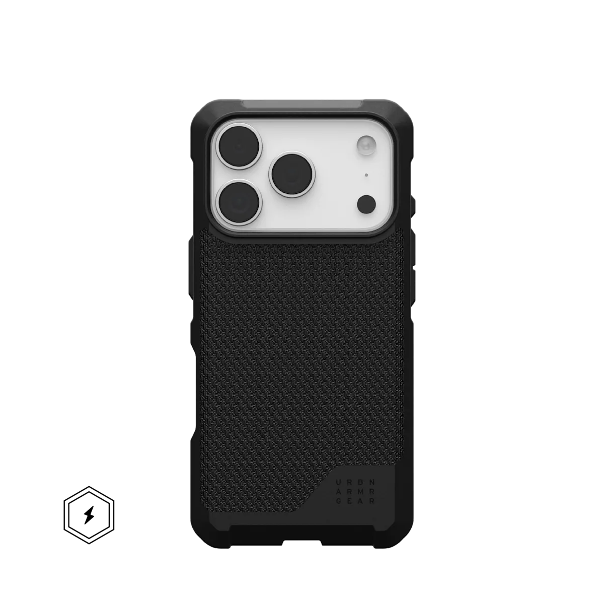 UAG รุ่น Metropolis LT (MagSafe) - เคส iPhone 17 Pro - สี Kevlar Black