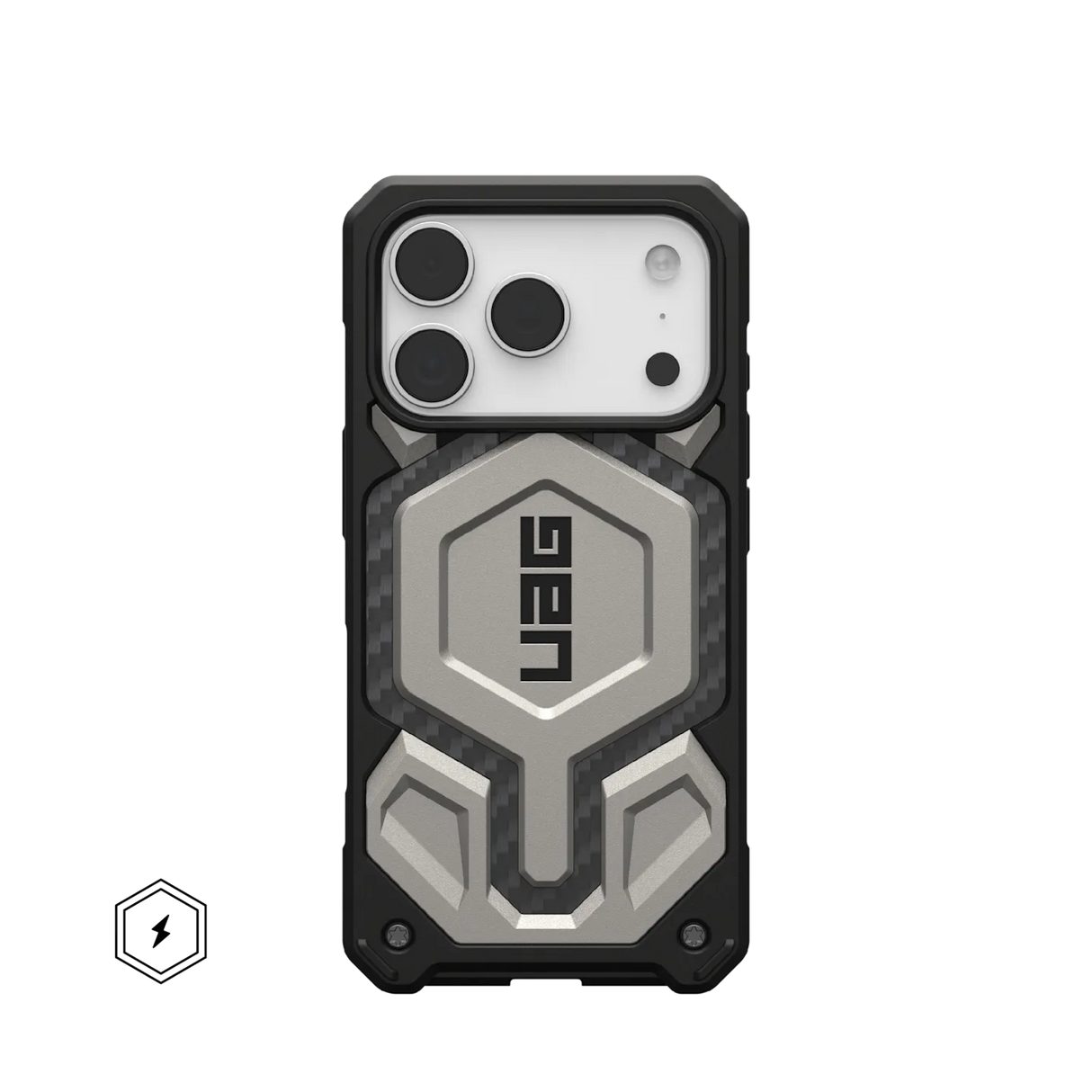 UAG รุ่น Monarch Pro - เคส iPhone 17 Pro - สี Titanium