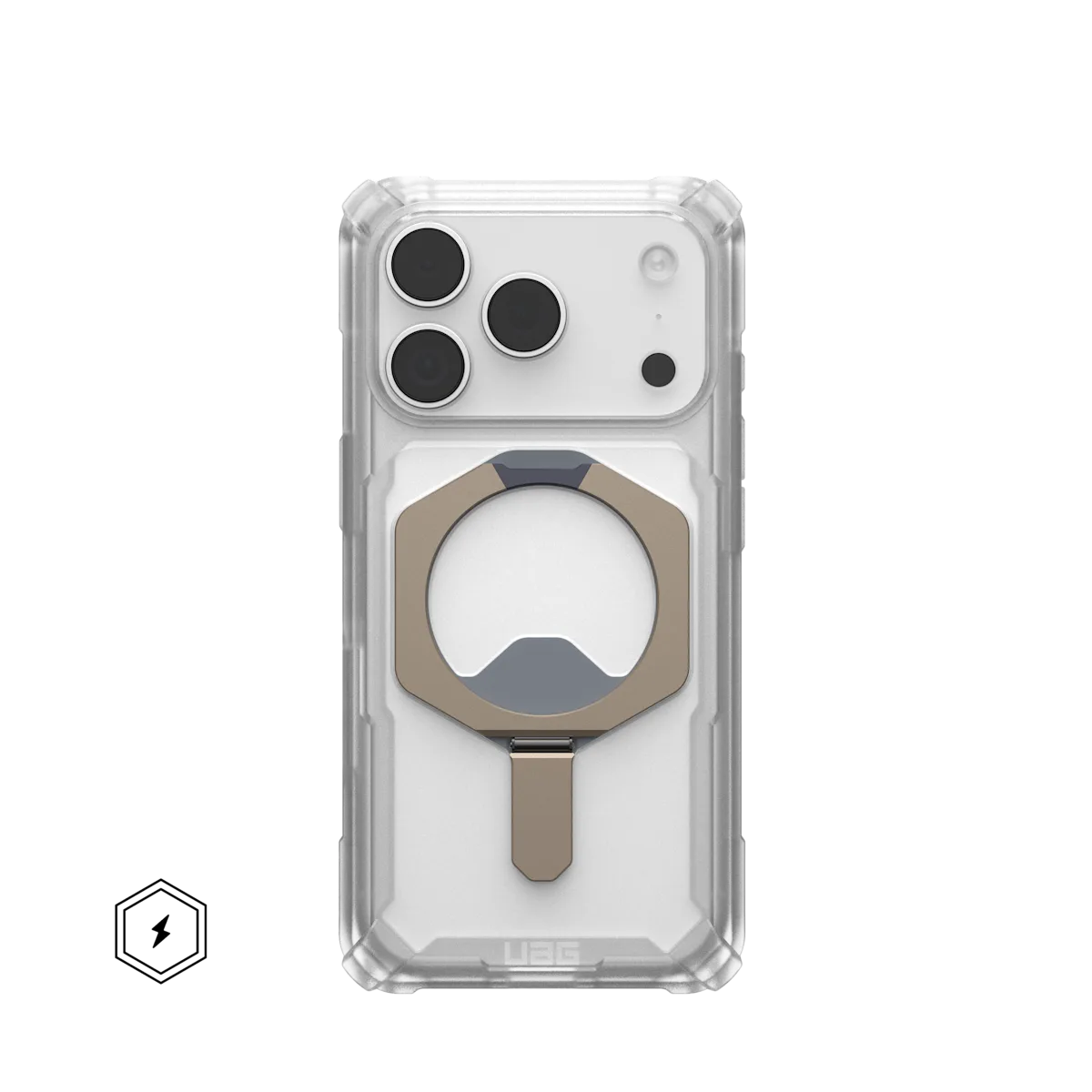 UAG รุ่น Plasma XTE (Magsafe) - เคส iPhone 17 Pro - สี Clear/Titanium