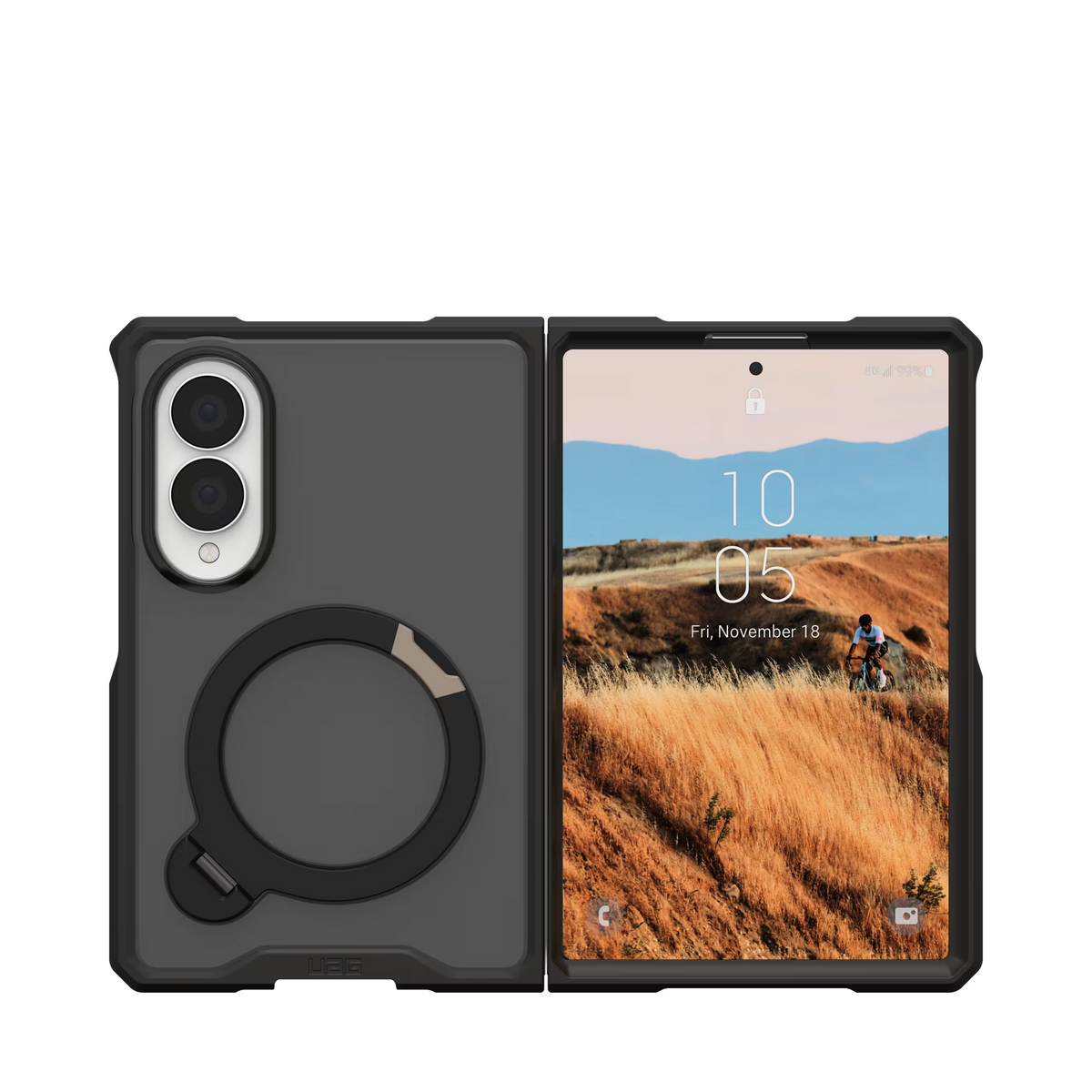 UAG รุ่น Mouve XTE (Magnetic) - เคส Galaxy Z Fold 8 - สี Ash