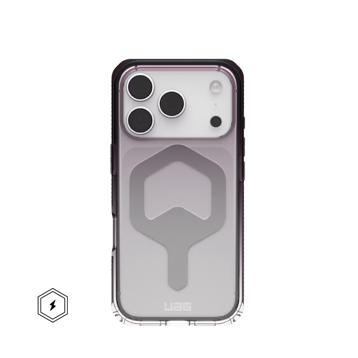 UAG รุ่น Plyo Pro - เคส iPhone 17 Pro - สี Black/Clear Ombre