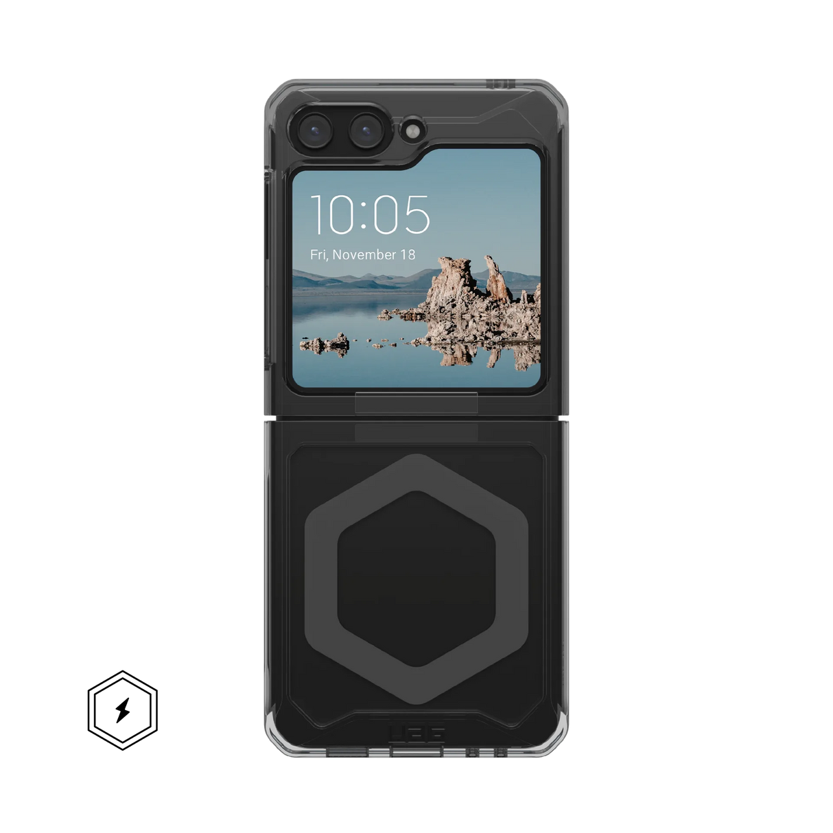 เคส UAG รุ่น Plyo Pro – Galaxy Z Flip 5 – สี Ash/Space Grey