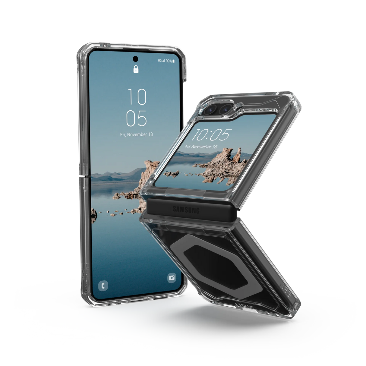 เคส UAG รุ่น Plyo Pro – Galaxy Z Flip 5 – สี Ice/Silver