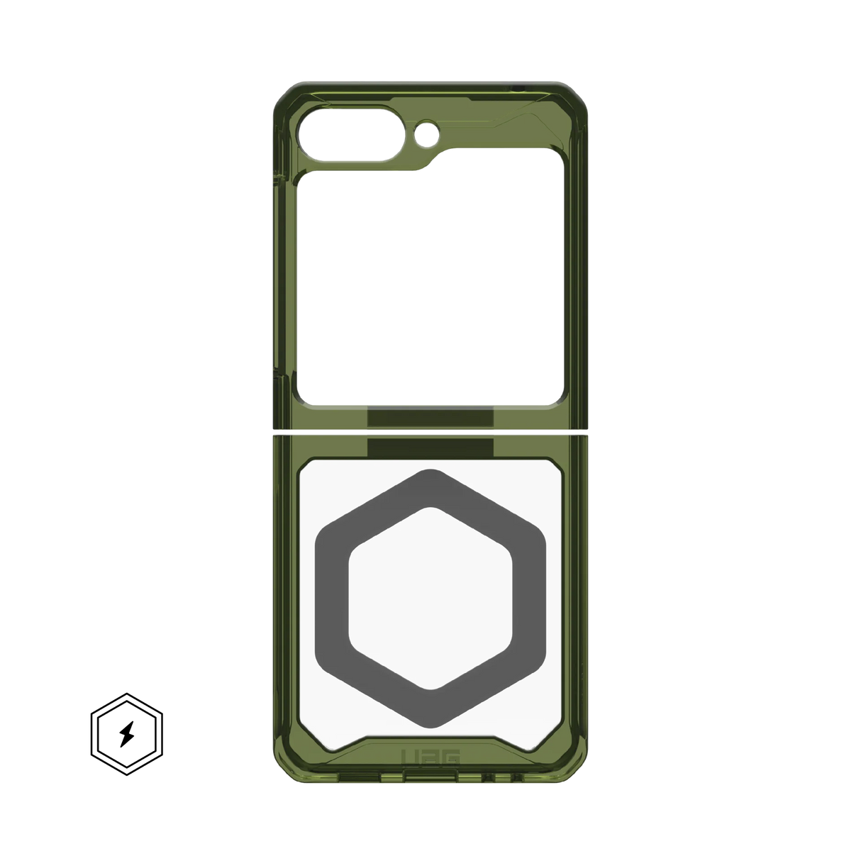 เคส UAG รุ่น Plyo Pro – Galaxy Z Flip 5 – สี Olive/Space Grey
