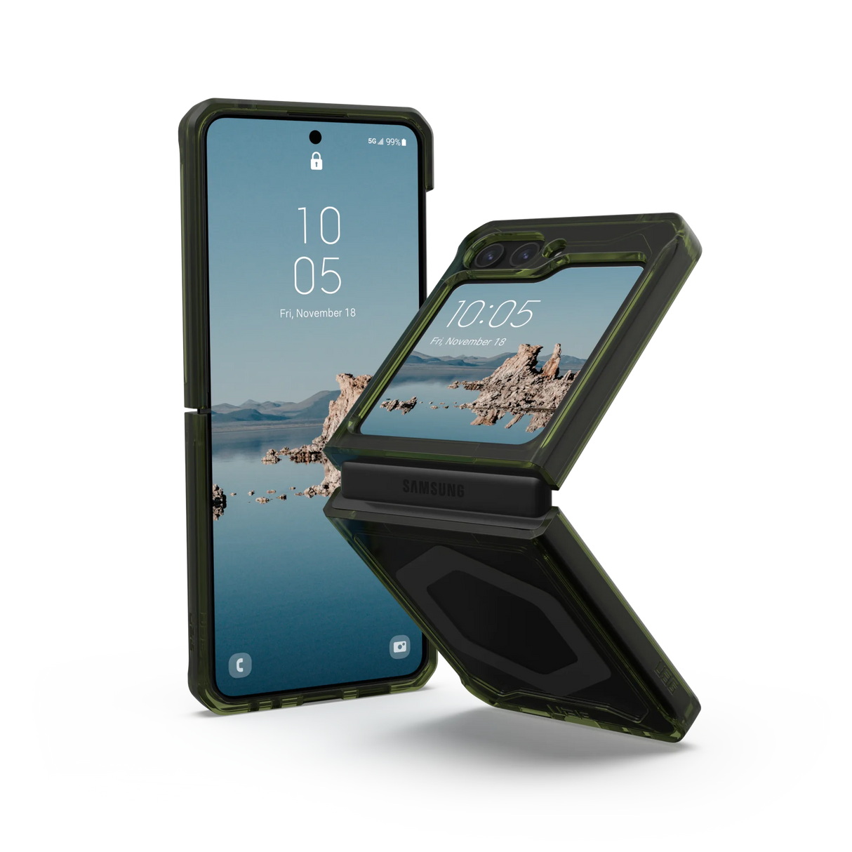 เคส UAG รุ่น Plyo Pro – Galaxy Z Flip 5 – สี Olive/Space Grey